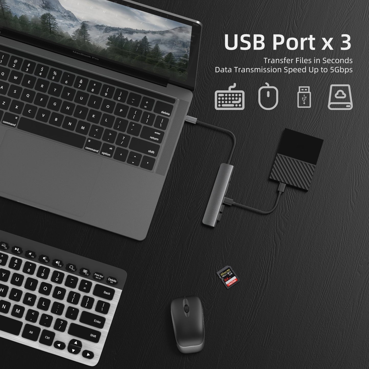 NiftyGear - USB-C Multiport Adapter