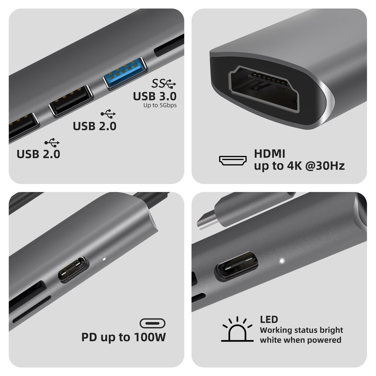 NiftyGear - USB-C Multiport Adapter